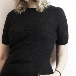 Vitta blouse knitting pattern