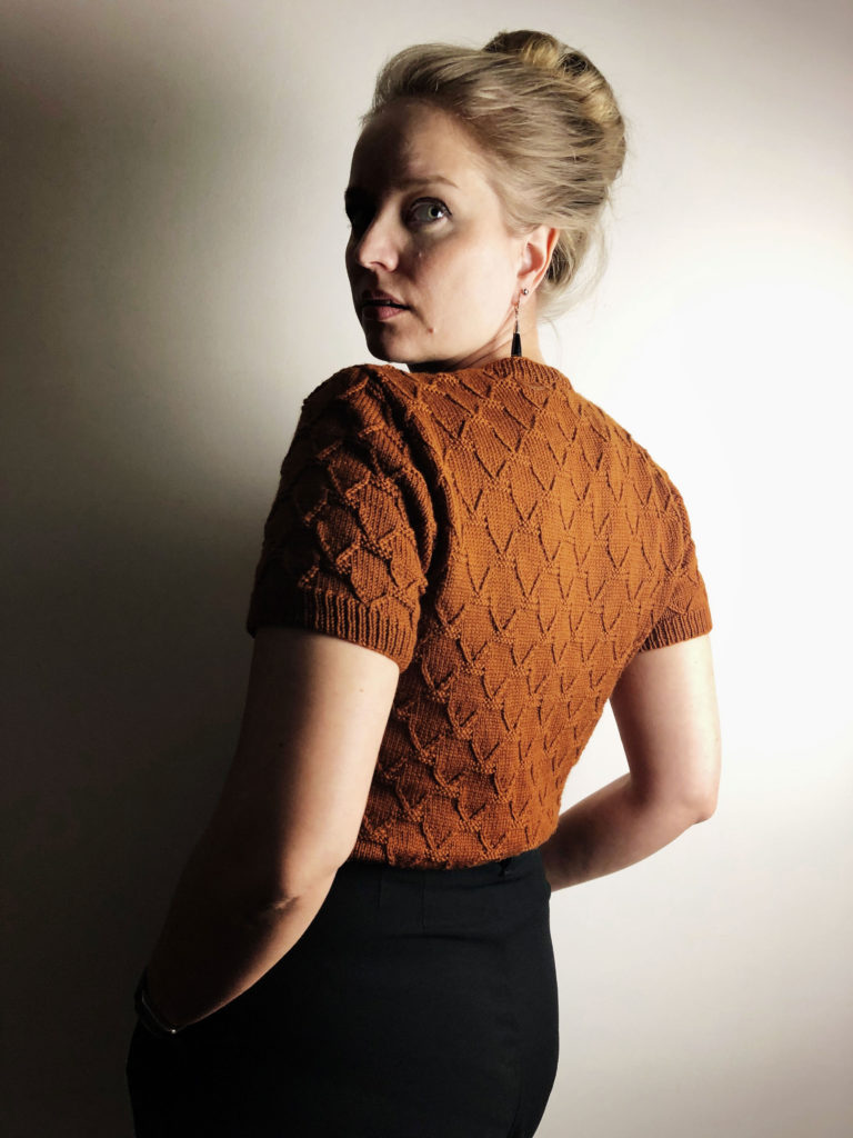 Maille blouse knitting pattern
