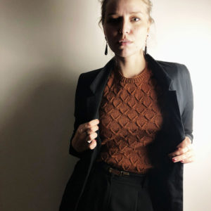 Maille blouse knitting pattern