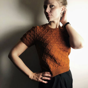 Maille blouse knitting pattern