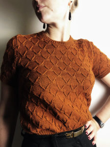 Maille blouse knitting pattern
