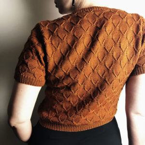 Maille blouse knitting pattern