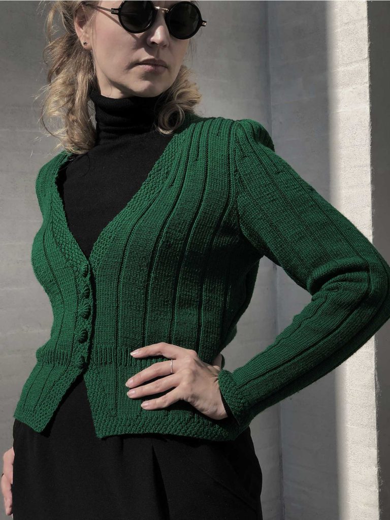 Pinna cardigan knitting pattern
