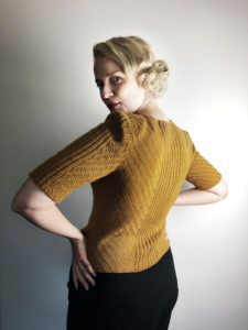 Costa blouse knitting pattern