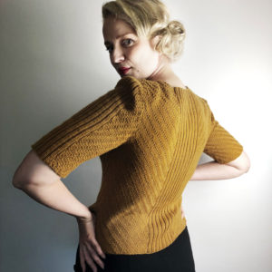 Costa blouse knitting pattern