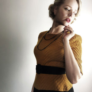 Costa blouse knitting pattern