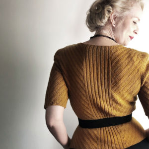Costa blouse knitting pattern