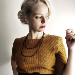 Costa blouse knitting pattern