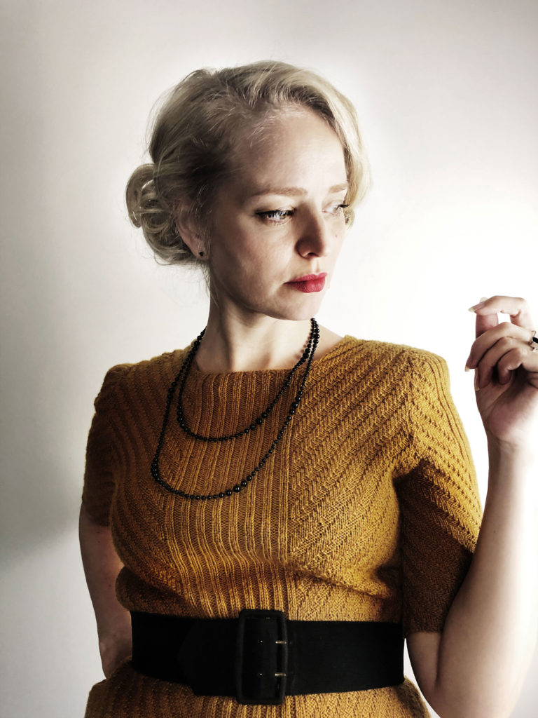 Costa blouse knitting pattern