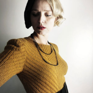 Costa blouse knitting pattern