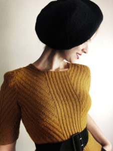 Costa blouse knitting pattern