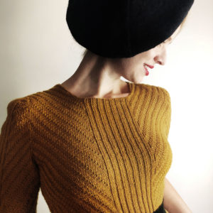 Costa blouse knitting pattern