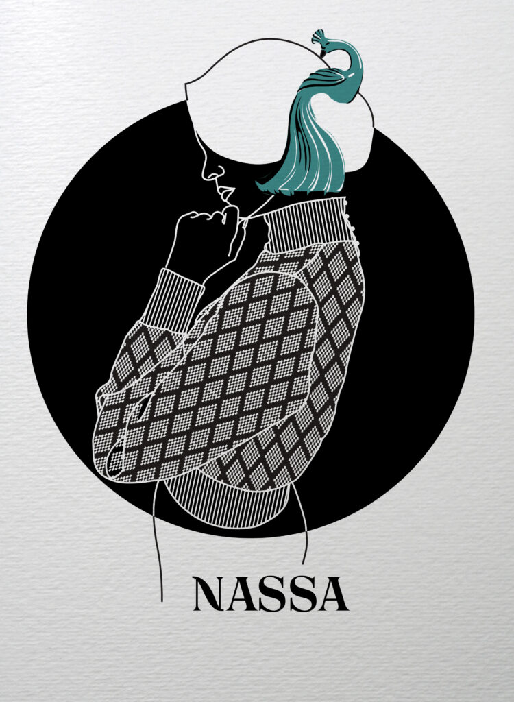 Nassa blouse knitting pattern