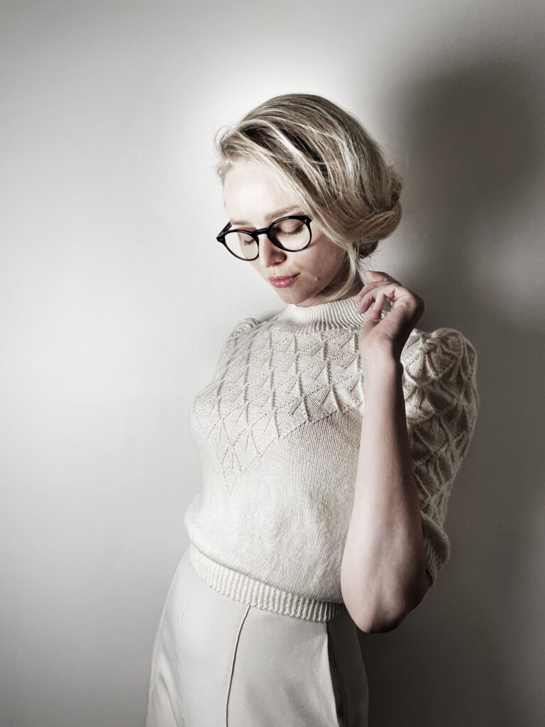 Mellum blouse knitting pattern