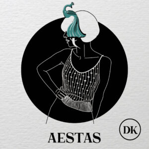 Aestas top knitting pattern dansk