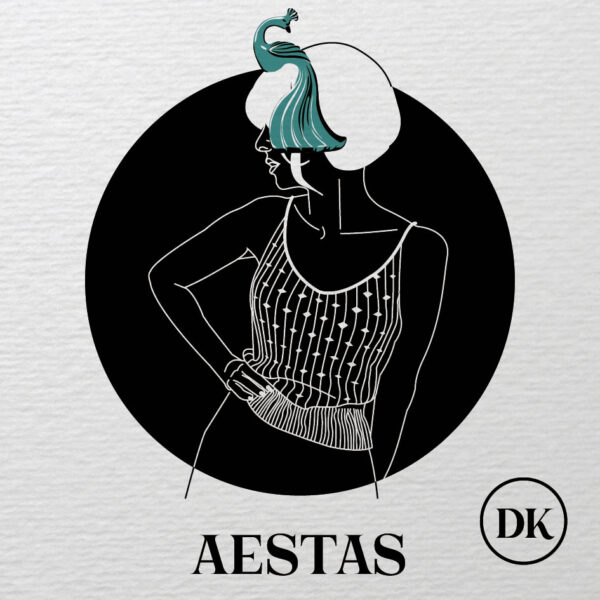 Aestas top knitting pattern dansk