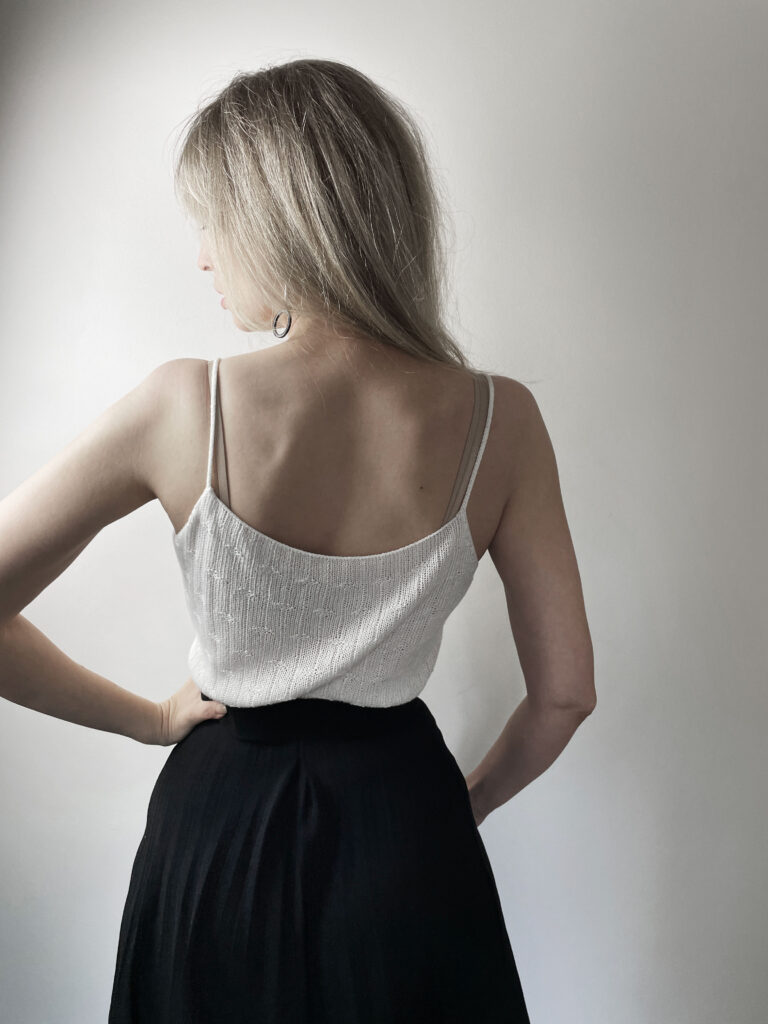 Aestas top knitting pattern