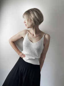 Aestas top knitting pattern