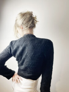 Foliata cardigan knitting pattern