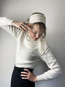 Telum blouse knitting pattern